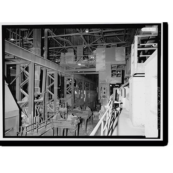 Historic Print, American Cast Iron Pipe Company, Mixer Building, 1501 Thirty-first Avenue North, Birmingham, Jefferson County, AL - 2, 16" x 20"