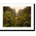 Historic Print, Amphitheatre and Soldiers Monument Cleves Westphalia