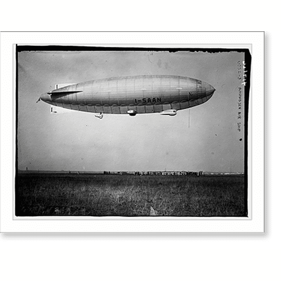 Historic Print, Amundsen (blimp) Air Ship I - SAAN, 18" x 24"