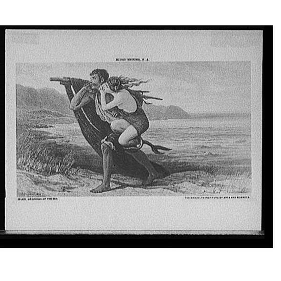 Historic Print, An enigma of the sea, 16" x 20"