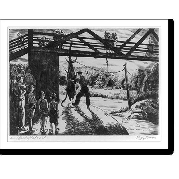 Historic Print, An object of interest, 16" x 20"