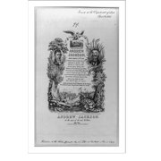 Historic Print, Andrew Jackson, at the ages of 49 and 78 years, 18" x 24"