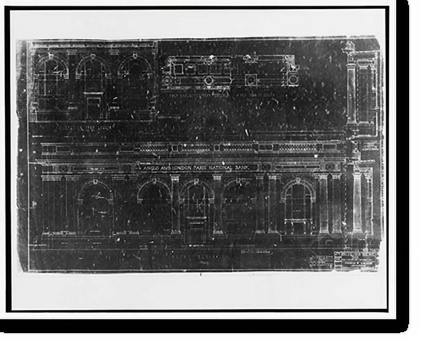 Historic Print, Anglo & London Paris National Bank, One Sansome Street