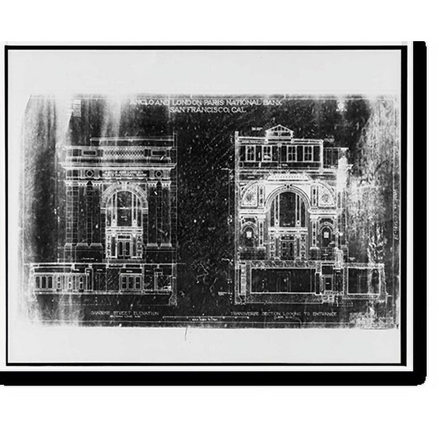 Historic Print, Anglo & London Paris National Bank, One Sansome Street