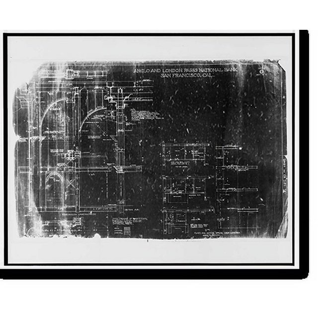 Historic Print, Anglo & London Paris National Bank, One Sansome Street