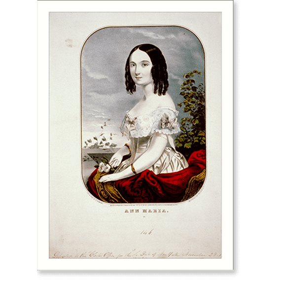 Historic Print, Ann Maria, 18" x 24"
