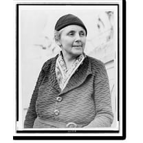 Historic Print, Anna Louise Strong. longest living American in Moscow.World Telegram photo., 16" x 20"