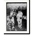 Historic Print, Anna Pavlova and Viscount Mishima & family, 16" x 20"