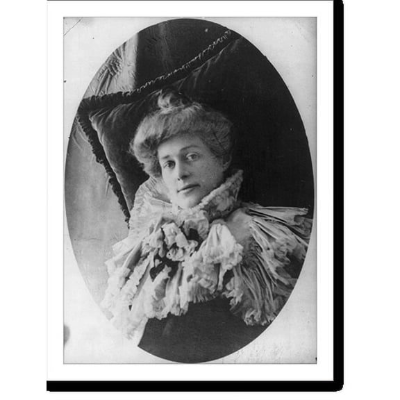 Historic Print, [Annie Harris Crabtree, bust portrait, facing left], 16" x 20"