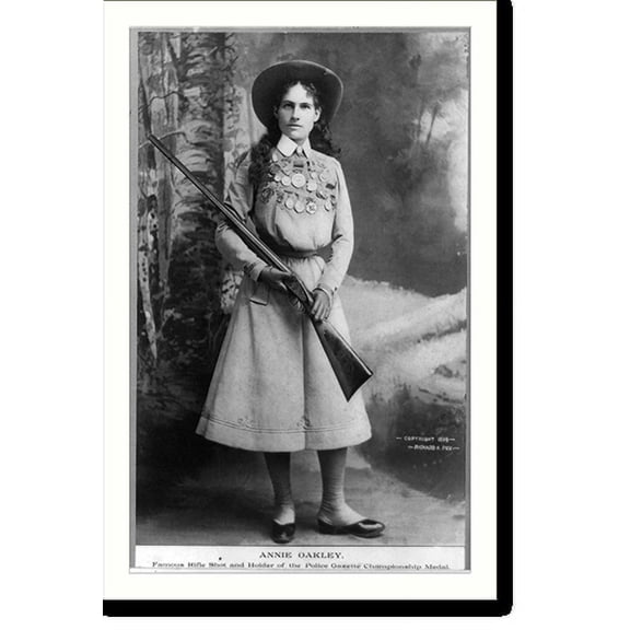 Historic Print, Annie Oakley, 18" x 24"