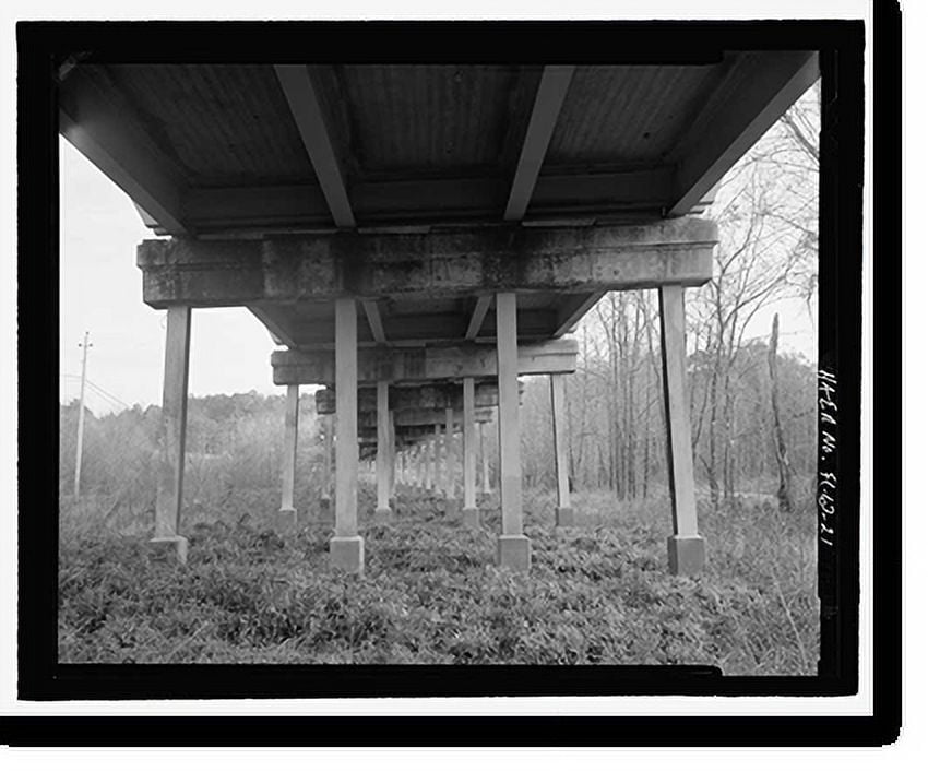 Historic Print, Apalachicola River Bridge, State Route 20 spanning the