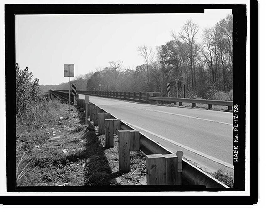 Historic Print, Apalachicola River Bridge, State Route 20 spanning the