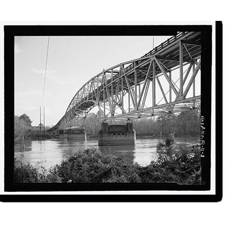 Historic Print, Apalachicola River Bridge, State Route 20 spanning the Apalachicola River, Blountstown vicinity, Calhoun County, FL - 3, 16" x 20"