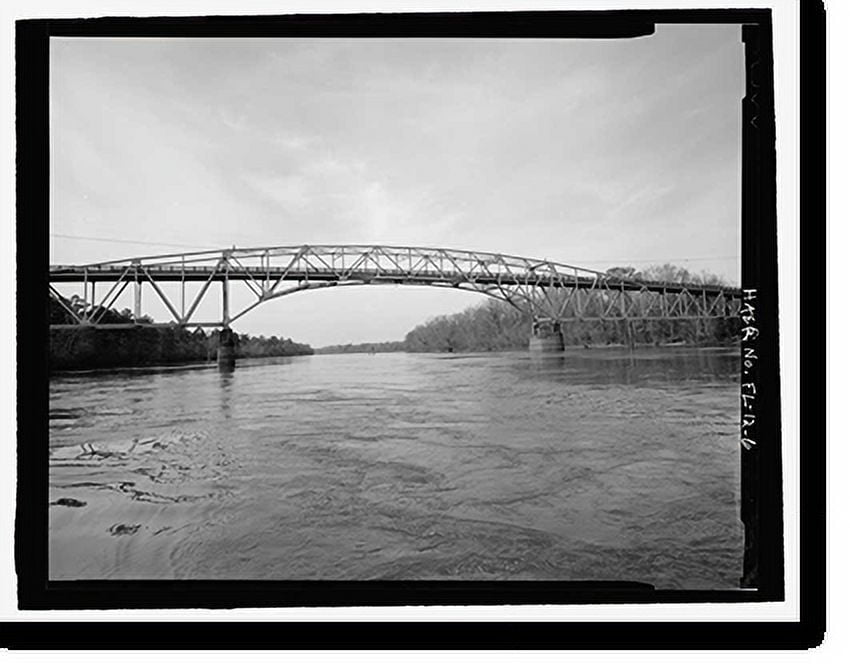 Historic Print, Apalachicola River Bridge, State Route 20 spanning the