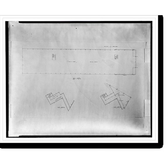 Historic Print, [Apartment house (The Promenade") for Landow & Company, 4710 Bethesda Avenue, Bethesda, Maryland. Garage, levels 2 and 3 north]", 16" x 20"