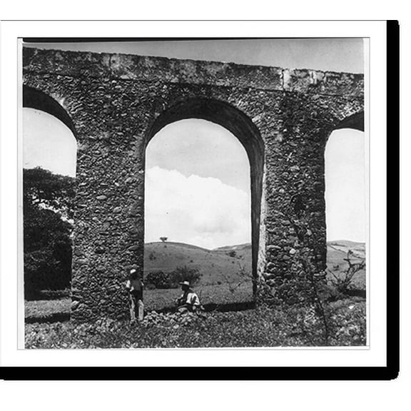 Historic Print, Aqueduct, Taxco, Guerreo, Mexico, 16" x 20"