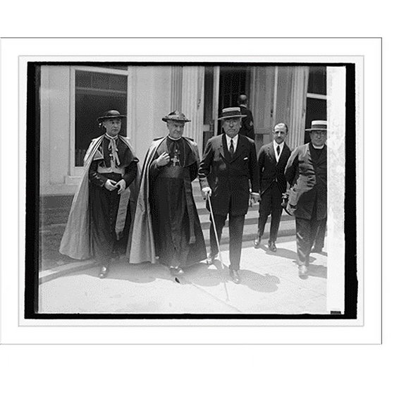 Historic Print, Arch. B.N. Calabina, Card. Casanova & Amb. Riano, 6/28/26, 16" x 20"