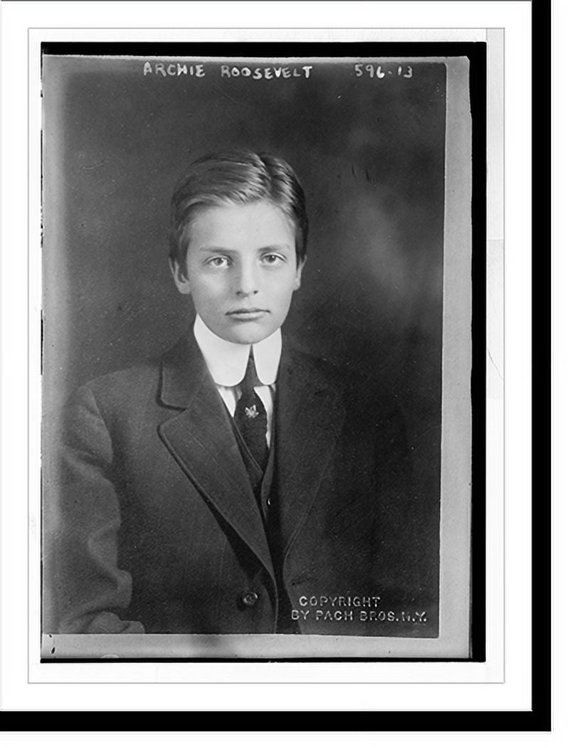 Historic Print, Archie Roosevelt, as young boy, Pach Bros., N.Y.Pach ...