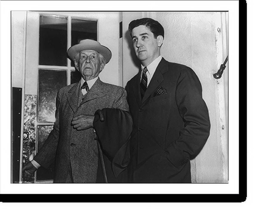 Historic Print, [Architect Frank Lloyd Wright and Robert Richman ...