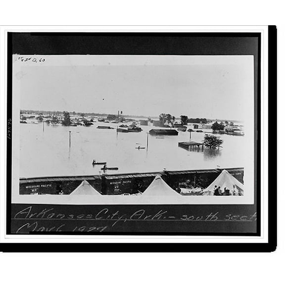 Historic Print, Arkansas City, Ark., south section, 16" x 20"