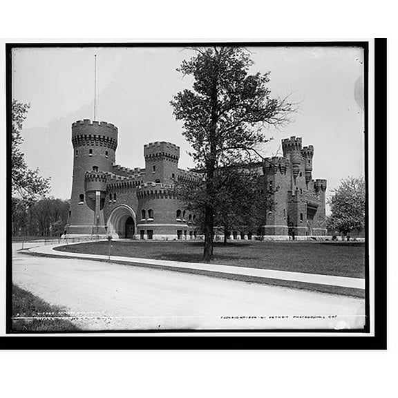Historic Print, Armory, Columbus, O[hio], 18" x 24"