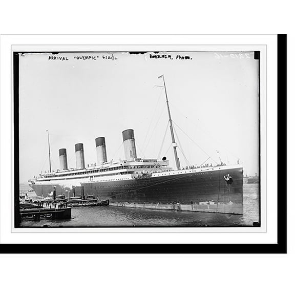 Historic Print, Arrival OLYMPIC, 6/21/11, 16" x 20"