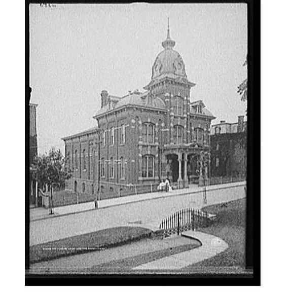 Historic Print, Art museum, Vassar Institute, Poughkeepsie, N.Y., 18" x 24"