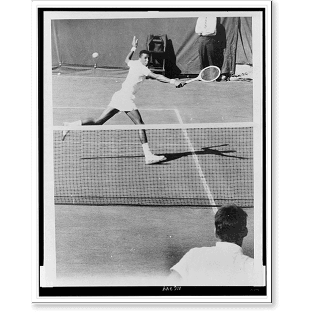 Historic Print, [Arthur Ashe playing tennis at Forest Hills, N.Y.], 16