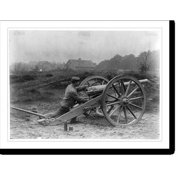 Historic Print, [Artillery manufactured by Krupp Works, 1890-93: 2,95 field gun L/28]", 16" x 20"