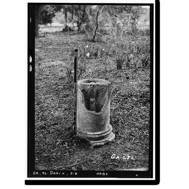 Historic Print, Ashantilly Plantation, Darien vicinity, McIntosh County