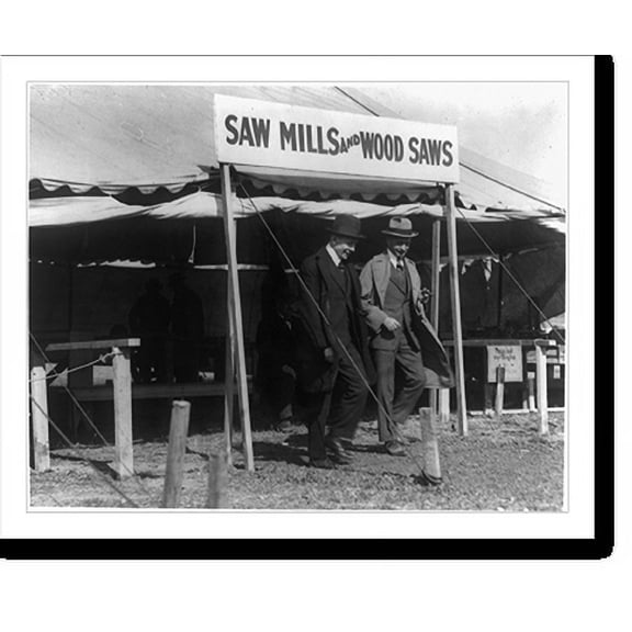 Historic Print, At Ford tractor show - 2, 18" x 24"