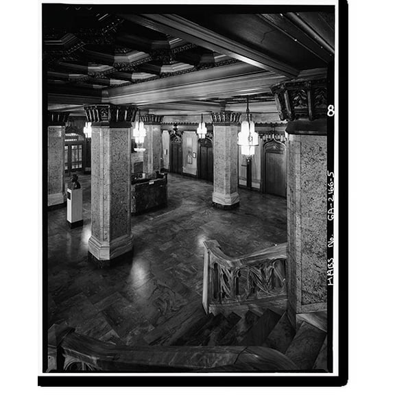 Historic Print, Atlanta City Hall, 68 Mitchell Street Southwest, Atlanta, Fulton County, GA - 5, 16" x 20"