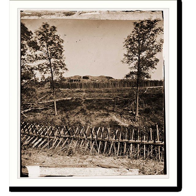 Historic Print, Atlanta Fortifications 3, 16" x 20