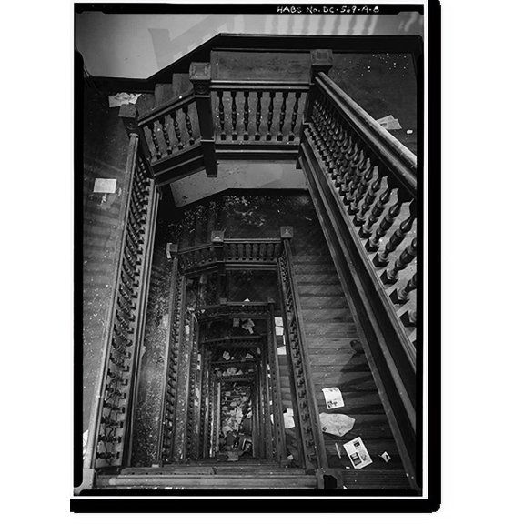 Historic Print, Atlantic Building, 930 F Street, Northwest, Washington, District of Columbia, DC - 8, 18" x 24"