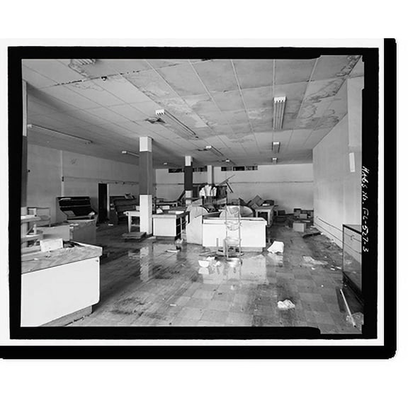 Historic Print, Atlantic Furniture Company Building, 419 North Miami Avenue, Miami, Dade County, FL - 3, 18" x 24"