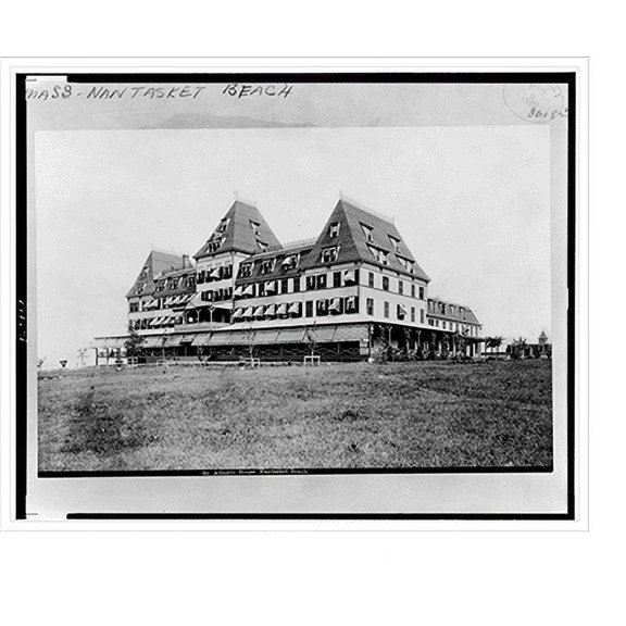 Historic Print, Atlantic House, Nantasket Beach, 16" x 20"