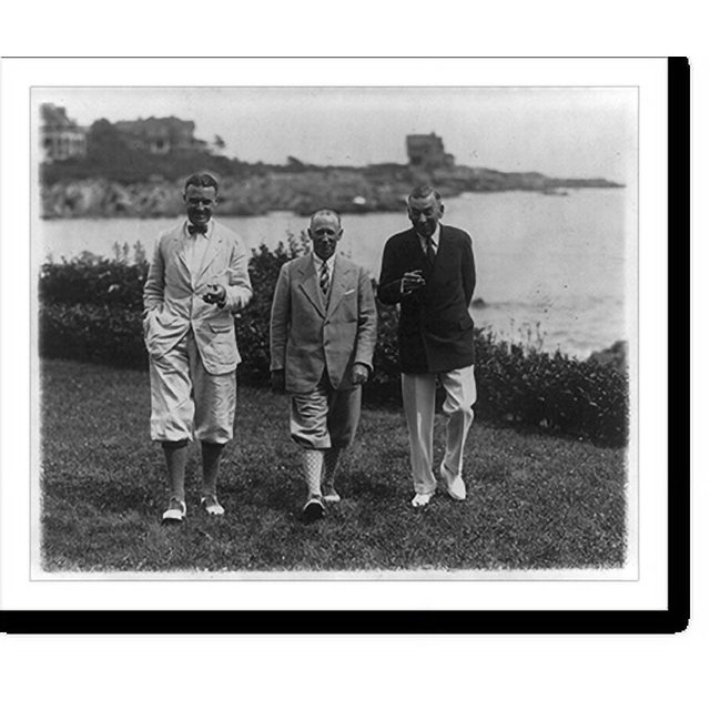 Historic Print, Atwater Kent, Booth Tarkington and M. Roberts