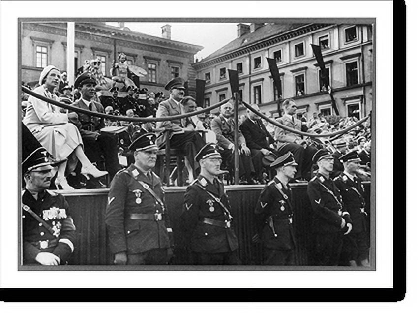 Historic Print, Auf der Ehrentribüne beim Festzug 2000 Jahre deutsche