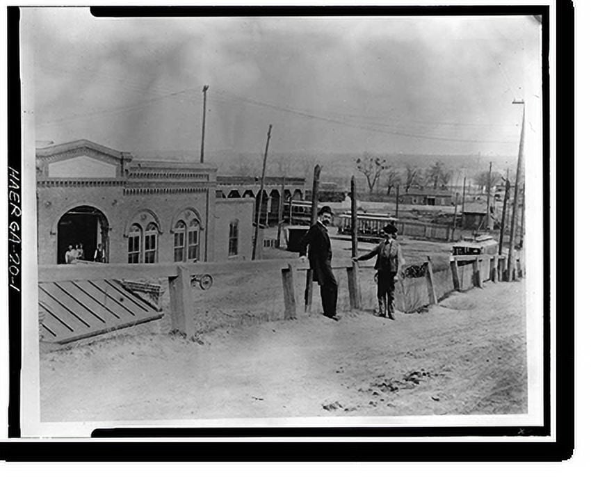 Historic Print, Augusta Railway Company, West Power Station, Fifteenth