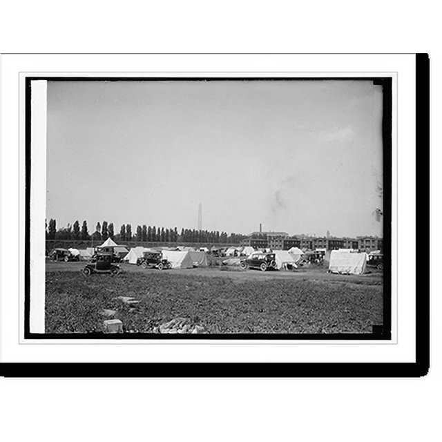Historic Print, Auto tourists camp, 8/20/23, 16" x 20"