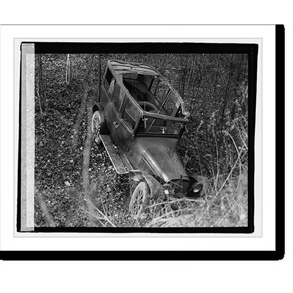 Historic Print, Auto wreck - 10, 18" x 24"