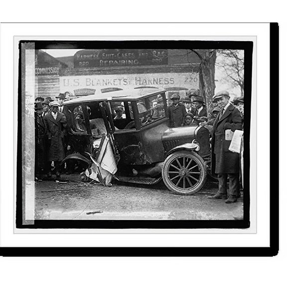 Historic Print, Auto wreck - 12, 16" x 20"
