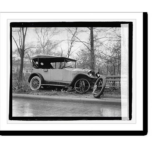 Historic Print, Auto wreck - 14, 18" x 24"