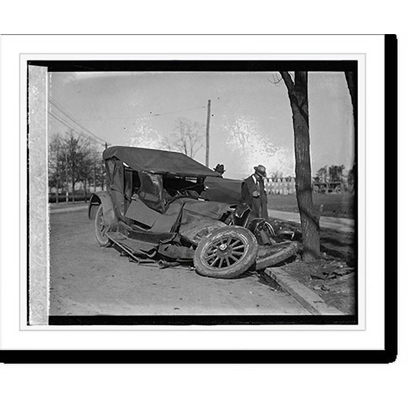 Historic Print, Auto wreck - 16, 18" x 24"