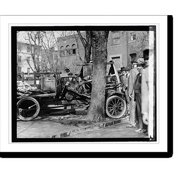 Historic Print, Auto wreck - 4, 18" x 24"