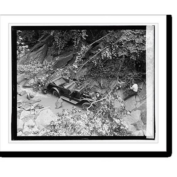 Historic Print, Auto wreck, 7/30/23, 18" x 24"
