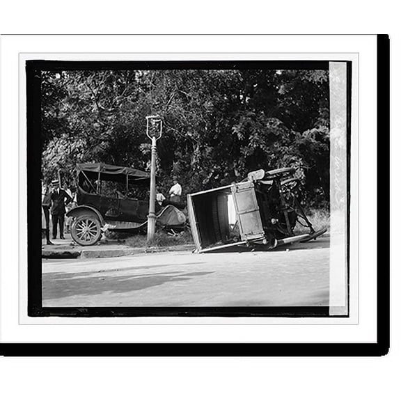 Historic Print, Auto wreck, [9/14/22], 18" x 24"