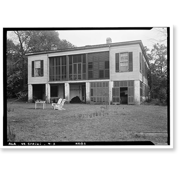 Historic Print, Azalea Grove, 55 South McGregor Avenue, Spring Hill