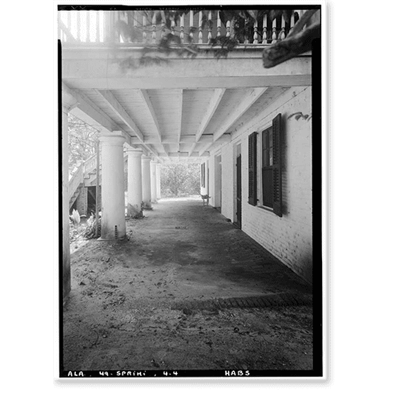 Historic Print, Azalea Grove, 55 South McGregor Avenue, Spring Hill, Mobile County, AL - 4, 16" x 20"