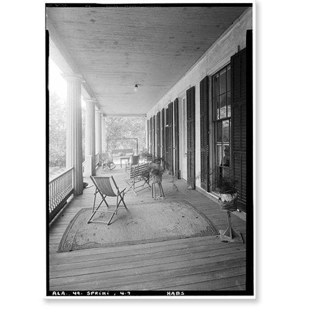 Historic Print, Azalea Grove, 55 South McGregor Avenue, Spring Hill